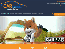 Tablet Screenshot of car-source.com